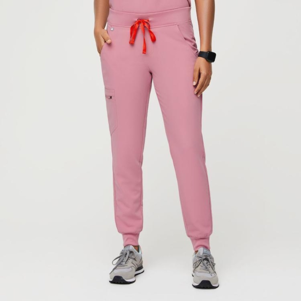 FIGS Chalk Pink Zamora Jogger Scrub Pants